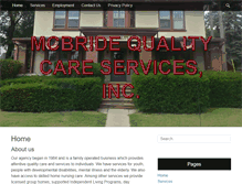 Tablet Screenshot of mcbridequalitycare.com